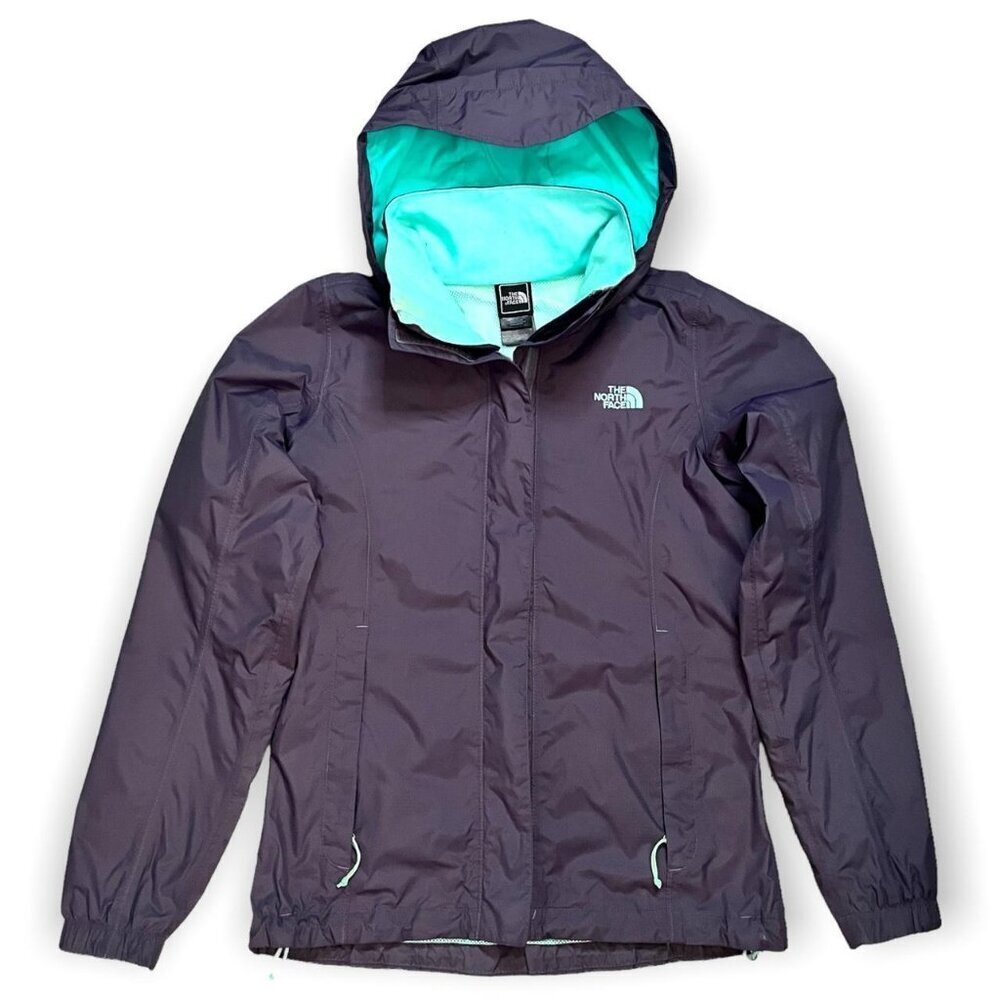 The North Face HyVent Fleece-Lined Waterproof Lightweight Outdoor Jacket Womens